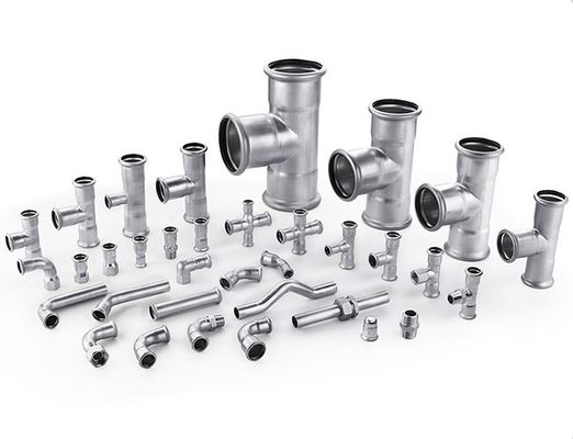 Good price SS304 316L Pengurangan Kopling Stainless Steel Pipe Connector Press Fittings on line
